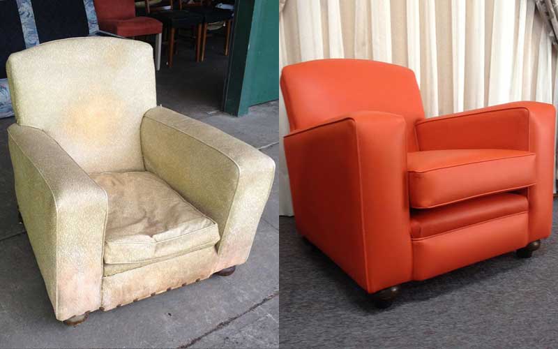 Restoration & Reupholstery - Club Chair