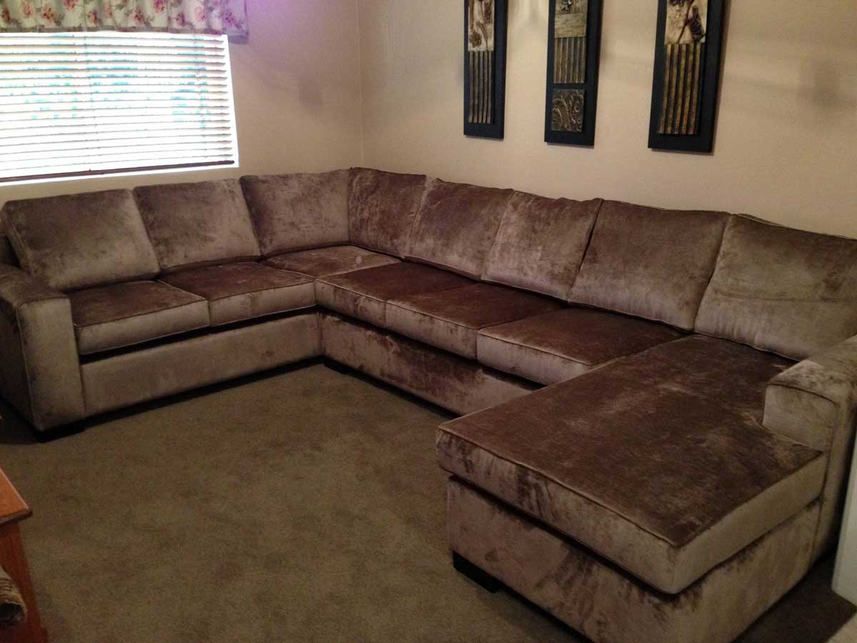 Project 005 - Corner Lounge Suite - Domestic Furniture Restoration & Reupholstery